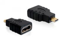 Delock 65242 Adapter High Speed HDMI - micro D male naar A female