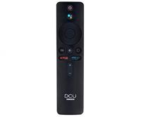 DCU Tecnologic | Afstandsbediening voor Xiaomi MI tv | afstandsbediening tv | met spraakherkenning | knop voor Netflix en Prime Video | zwart