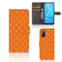 OPPO A72 | OPPO A52 Telefoon Hoesje Batik Oranje - thumbnail