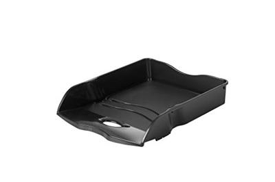 HAN Brievenbak Re-LOOP, 1 stuk, 100% gerecycled, documentenbak, brievenbak, brievenbak, papierlade, tot formaat DIN A4/C4, 10298-913, zwart