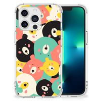 Apple iPhone 13 Pro Stevig Bumper Hoesje Bears - thumbnail