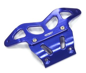 Integy Front Bumper, Blue - Traxxas Rustler