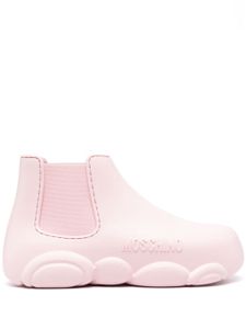 Moschino bottines Gummy 40 mm à logo embossé - Rose