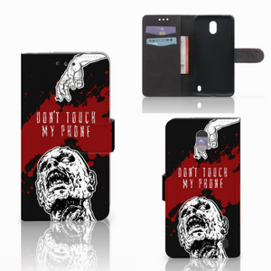 Nokia 2 Portemonnee Hoesje Zombie Blood