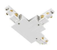 SLV T-connector voor S-TRACK 3-fasesysteem/aarde binnen rechts, wit, dimbaar