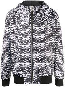 Balmain veste réversible à motif monogrammé - Noir