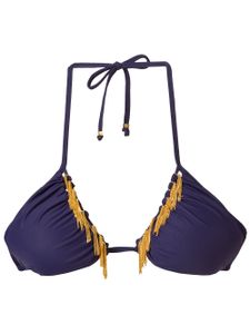 Amir Slama triangle bikini top - Bleu