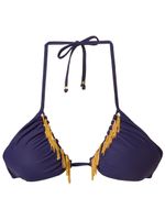 Amir Slama triangle bikini top - Bleu - thumbnail