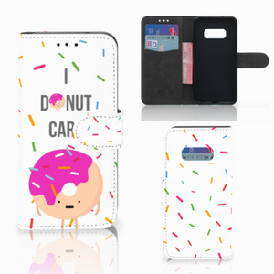 Samsung Galaxy S10e Book Cover Donut Roze