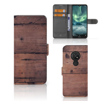 Nokia 7.2 | Nokia 6.2 Book Style Case Old Wood