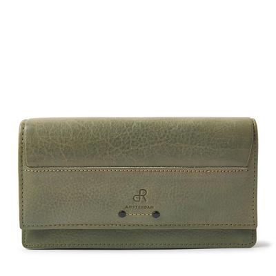 dR Amsterdam Tampa Dames Portemonnee RFID Groen