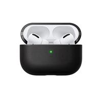Nomad Airpods Pro 2 hoesje in zwart lederen hoesje, compatibel met AirPods Pro Case 1e generatie, lederen AirPods Pro 2e generatie, hoes, Qi en MagSafe opladen compatibel