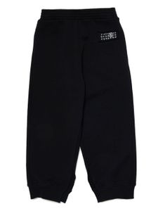 MM6 Maison Margiela Kids pantalon de jogging à logo imprimé - Noir