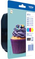 Brother Inktcartridge LC-123 Origineel Combipack Cyaan, Magenta, Geel LC123RBWBPDR - thumbnail