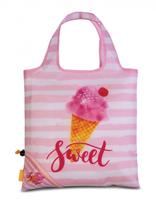 Fabrizio shopper 38 x 38 cm Sweet roze