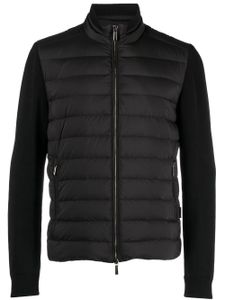 Moorer gilet matelassé à fermeture zippée - Noir