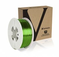 Verbatim 55057 3D-printmateriaal Polyethyleentereftalaatglycol (PETG) Groen, Transparant 1 kg - thumbnail