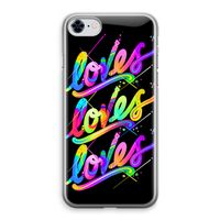 Loves: iPhone 8 Transparant Hoesje