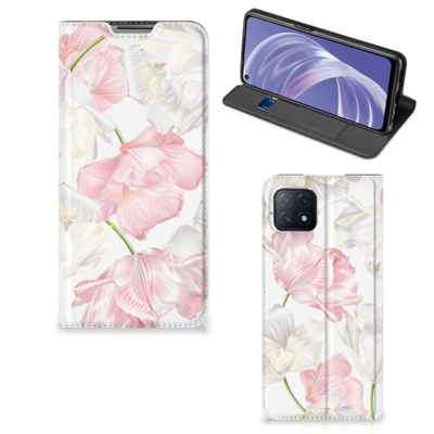 OPPO A73 5G Smart Cover Lovely Flowers OPPO A73 5G Smart Cover Lovely Flowers