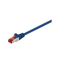 Goobay 92452 CAT 6 patchkabel, S/FTP (PiMF), blauw, LSZH halogeenvrij, koper