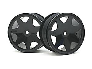 Ultra 7 wheels black 30mm (2pcs)