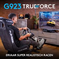 Logitech G G923 Zwart USB 2.0 Stuurwiel + pedalen Analoog/digitaal PC, Xbox One, Xbox Series S, Xbox Series X - thumbnail