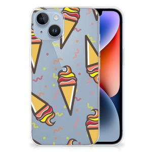 Apple iPhone 14 Siliconen Case Icecream