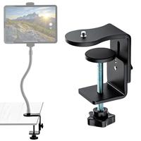 MOJOGEAR Tafelklem met 1/4 inch schroef - Metaal - Voor tafels/bureaus tot 7,1 cm dik - Zwart