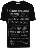 Acne Studios t-shirt à imprimé graphique - Noir