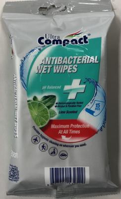 Antibacterial Wipes 15 Stuks Lemon Antibacterial Wipes 15 Stuks Lemon
