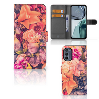 Motorola Moto G62 5G Hoesje Bosje Bloemen - thumbnail