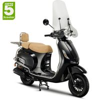 Senzo RivaLux R Special Zwart - Benzine Scooter