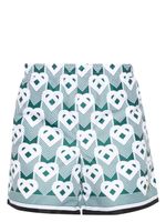 Casablanca short de bain Heart Monogram