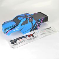 FTX Tracer monster truck body & decal - Blue Option (FTX9793) - thumbnail