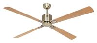 CasaFan ECO Neo III Plafondventilator met wifi, 152 cm, 944323W, motor van antiek messing, omkeerbare vleugels, esdoorn en beuken