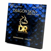 DR DBQM5-45 Dragon Skin+ Quantum Nickel Multiscale Bass Guitar Strings 45-125 - Snarenset voor 5-string basgitaar