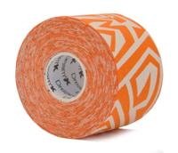 Dream K tape Tribe 5 cm x 5 meter oranje-wit