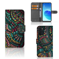 OPPO Reno6 5G Telefoon Hoesje Aztec