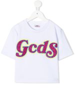 Gcds Kids t-shirt à logo imprimé - Blanc