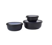 Multikom Cirqula 3-delige set (350, 750, 1250 ml) - Nordic black