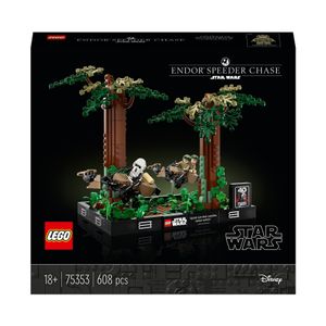 LEGO Star Wars 75353 Endor speederachtervolging diorama