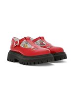 Dolce & Gabbana Kids escarpins Mary Jane en cuir verni - Rouge