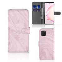 Samsung Note 10 Lite Bookcase Marble Pink - Origineel Cadeau Vriendin