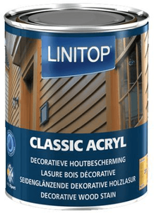 linitop classic acryl 282 teak 1 ltr