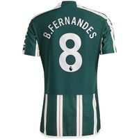 adidas Manchester United B. Fernandes 8 Uitshirt 2023-2024 Kids