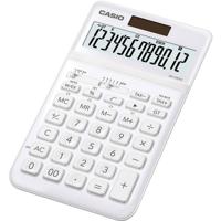 Casio JW-200SC Bureaurekenmachine Wit Aantal displayposities: 12 werkt op zonne-energie, werkt op batterijen (b x h x d) 109 x 11 x 184 mm - thumbnail