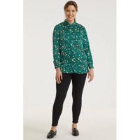 Simply Be Capsule blouse met dierenprint donkergroen/zwart/ecru