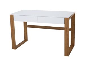 Artistiq Bureau Ismael 120 x 60cm, met 2 laden - Wit