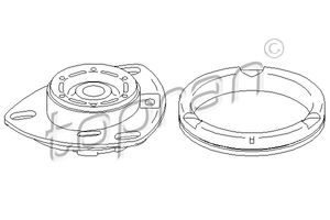 Reparatieset, Ring voor schokbreker veerpootlager TOPRAN, Inbouwplaats: Vooras links en rechts, u.a. für Audi