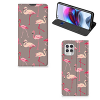 Motorola Moto G100 Hoesje maken Flamingo